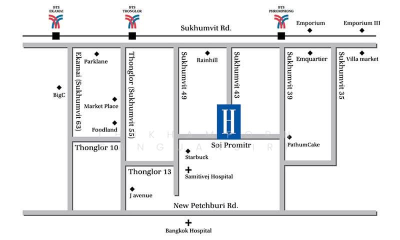 H Sukhumvit 43, กรุงเทพ, 28 Sukhumvit 34 Road, คลองตันเหนือ, วัฒนา, กรุงเทพ, 43 ตร.ม., คอนโด ขาย, โดย Thikhamporn Sanguansiri, 500428129 - DDproperty.com