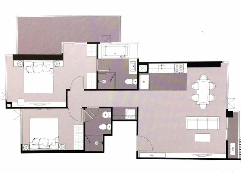 Rhythm Sukhumvit 36-38, Bangkok, 55 Soi Sukhumvit 36, Sukhumvit Road, Phra Kanong, Khlong Toei, Bangkok, 2 Bedrooms, 88 sqm, Condo For Rent, by Sivana Estate, 500428200 - DDproperty.com