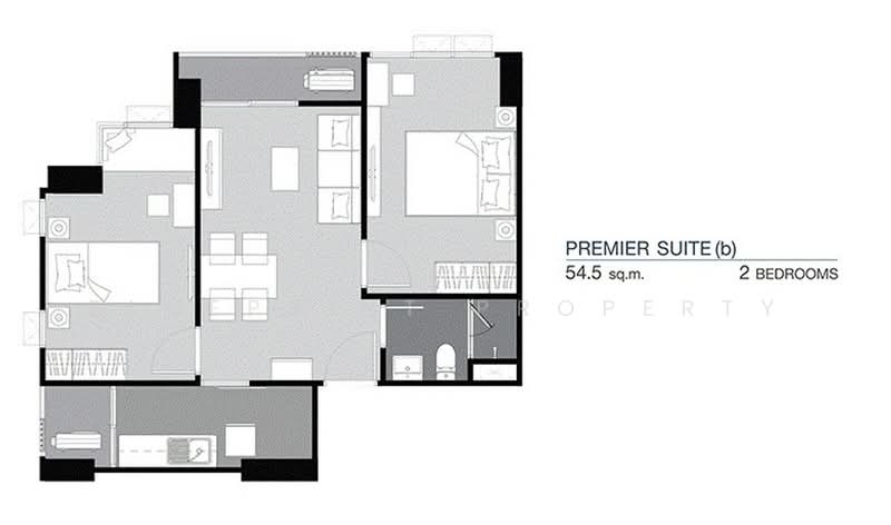 Supalai Loft Prajadhipok-Wongwian Yai : ศุภาลัย ลอฟท์ ประชาธิปก-วงเวียนใหญ่, กรุงเทพ, ถนนประชาธิปก, สมเด็จเจ้าพระยา, คลองสาน, กรุงเทพ, 54 ตร.ม., คอนโด ขาย, โดย Blueprint Property, 500428760 - DDproperty.com