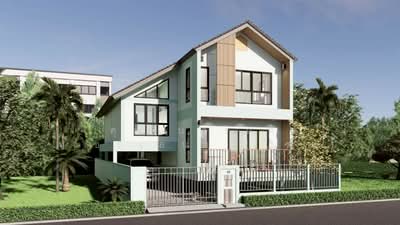 ขาย - บ้านเดี่ยว 2 ชั้น 55 ตร.ว. บ้านเดี่ยว ซอยบรมราซซนนี78 แยก13 (ซอยทวีวัฒนา22), กรุงเทพ