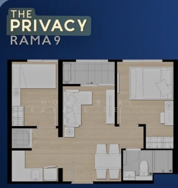 The Privacy Rama 9, Bangkok, 1400 Ramkhamhaeng Road, Suan Luang, Bangkok, 1 Bedroom, 35 sqm, Condo For Sale, by HOME Real Estate Service, 500429373 - DDproperty.com