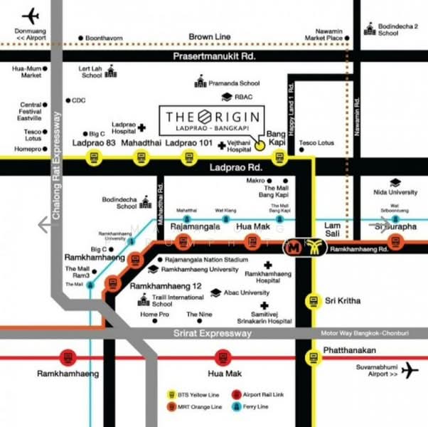 The Origin Ladprao Bangkapi, Bangkok, 3339 Lat Phrao Rd, Khlong Chan, Bang Kapi, Bangkok, 1 Bedroom, 23 sqm, Condo For Rent, by Manapong Phromphitak, 500429551 - DDproperty.com