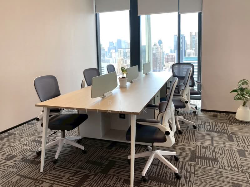 Furnished Office for 15 people, 800m to BTS Chit lom, Park view, Bangkok, Lumphini, Pathum Wan, Bangkok, , 88 sqm, Office Space For Rent, by Sirikul Wattanakorn, 500429801 - DDproperty.com