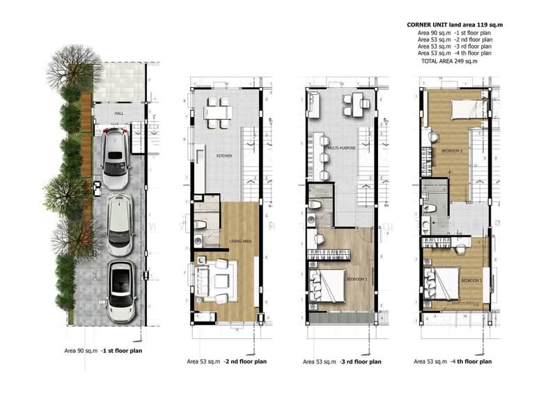 SPACE Home Office Sukhumvit 101/1, Bangkok, Bang Chak, Phra Khanong, Bangkok, 3 Bedrooms, 237 sqm, Townhouse For Rent, by ปรินทร์ญาดา ชิณโชติ, 500430527 - DDproperty.com