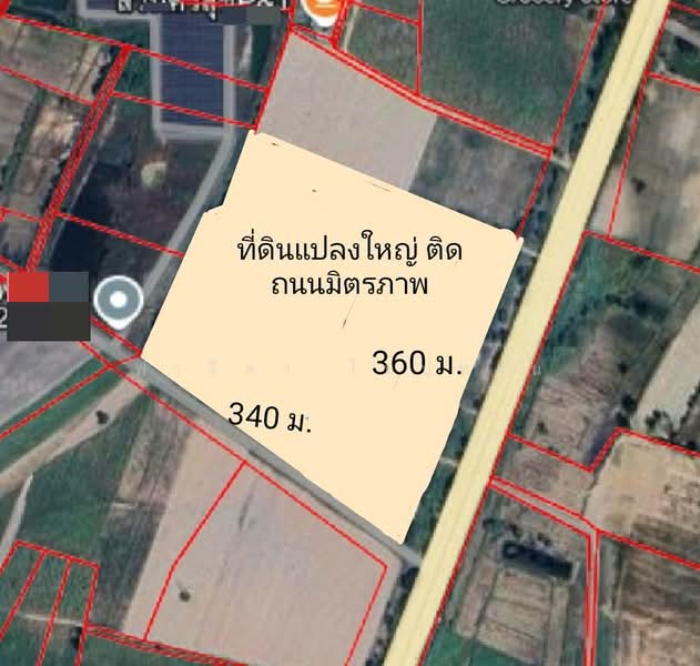 Large plot of land for sale in Khon Kaen, 67 rai, Khao Suan Kwang area, adjacent to Mittraphap Road, Khon Kaen, Kham Muang, Khao Suan Kwang, Khon Kaen, , 107,388 sqm, Land For Sale, by Fareeda Thaipatan, 500430580 - DDproperty.com