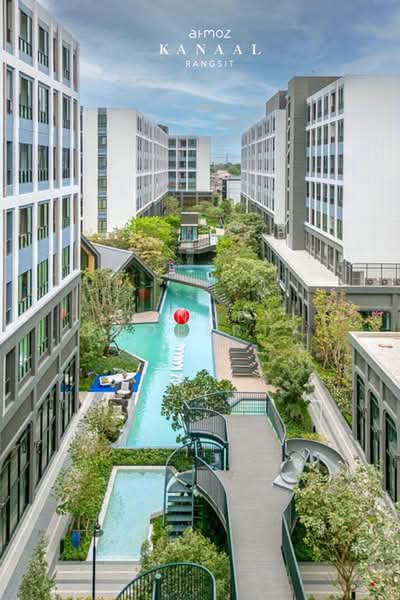 Atmoz Kanaal Rangsit : แอทโมซ คาแนล รังสิต, ปทุมธานี, Rangsit Pathum Thani Road, บางพูน, เมืองปทุมธานี, ปทุมธานี, 24 ตร.ม., คอนโด ขาย, โดย Connex Property, 500430663 - DDproperty.com