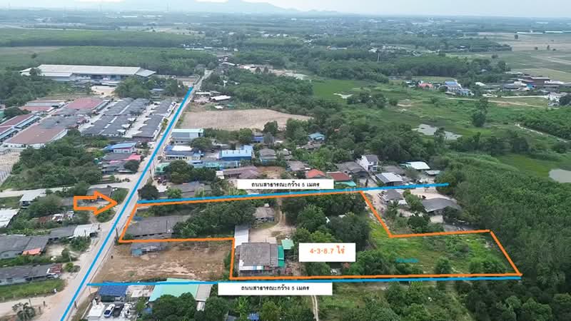 Land for sale 4-3-8 Rai, Rayong, ถนน วัดหนองผักหนาม มาบข่า ระยอง, Mapkha, Nikhom Pattana, Rayong, , 7,632 sqm, Land For Sale, by คุณ เรณู, 500430804 - DDproperty.com