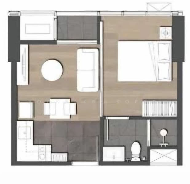The Extro Phayathai-Rangnam, Bangkok, Rang Nam Alley, Samsen Nai, Phaya Thai, Bangkok, 1 Bedroom, 35 sqm, Condo For Rent, by Boonraksa Sopak, 500430857 - DDproperty.com