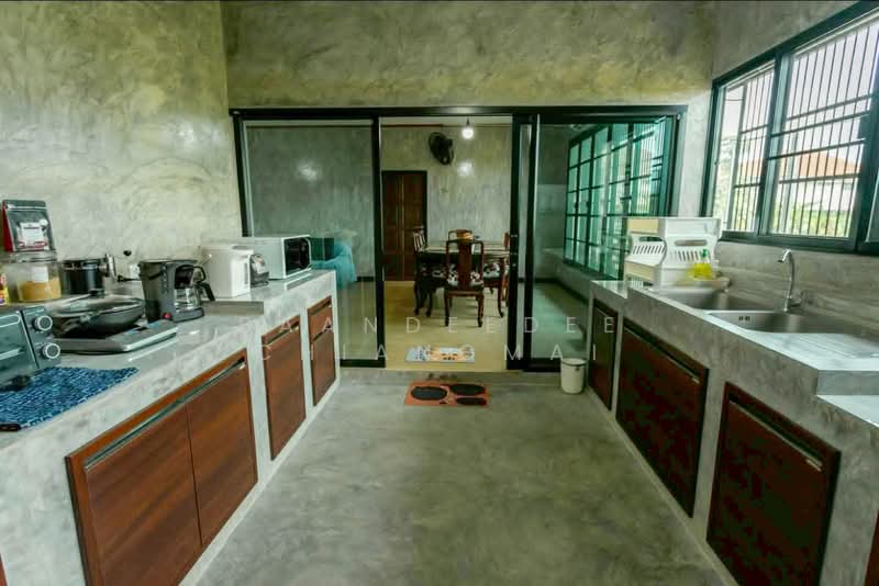 A house for rent near Grace International School, Rental Price: 20,000 THB /month No.14H1110, Chiang Mai, Han Kaeo, Hang Dong, Chiang Mai, 4 Bedrooms, 300 sqm, Single Detached House For Rent, by Baandeedee Chiangmai, 500430945 - DDproperty.com