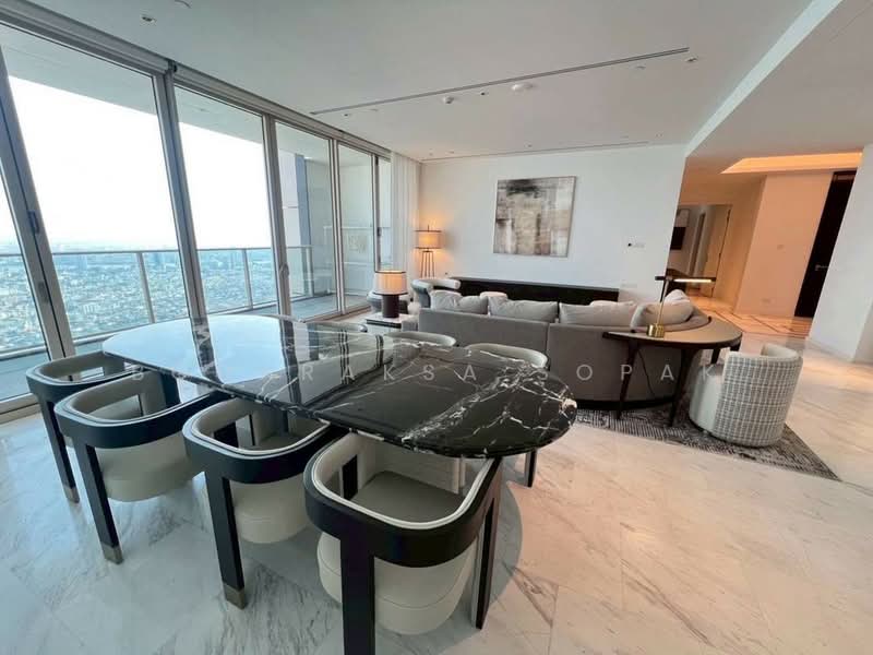 Four Seasons Private Residences, Bangkok, 300 Charoen Krung Road, Yan Nawa, Sathon, Bangkok, 4 Bedrooms, 380 sqm, Condo For Rent, by Boonraksa Sopak, 500431118 - DDproperty.com