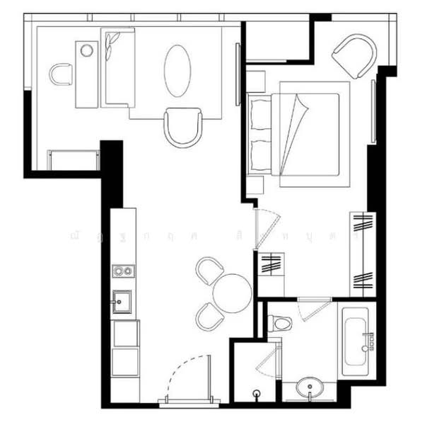 La Clef Bangkok by The Crest Collection, Bangkok, Phra Kanong, Khlong Toei, Bangkok, 1 Bedroom, 58 sqm, Apartment For Rent, by ณัฏฐกฤศ สิงหบุตร, 500431777 - DDproperty.com
