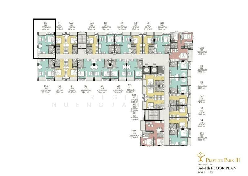 Pristine Park 3 (Dusit Grand Park 3), Chon Buri (Pattaya), Nong Pru, Bang Lamung (Pattaya), Chon Buri (Pattaya), 1 Bedroom, 34 sqm, Condo For Sale, by Regina Nuengjamnong, 500431904 - DDproperty.com