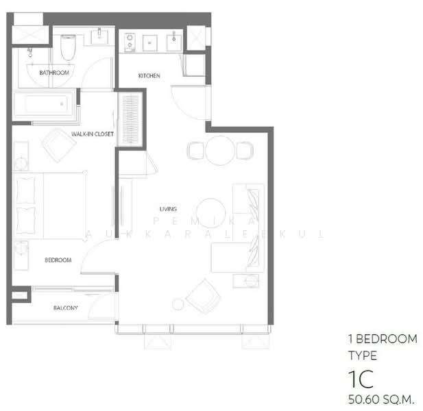 The Strand Thonglor, Bangkok, 36 Soi Sukhumvit 55, Khlong Tan Nua, Watthana, Bangkok, 1 Bedroom, 50 sqm, Condo For Sale, by Pemika Aukkaraleekul, 500433144 - DDproperty.com