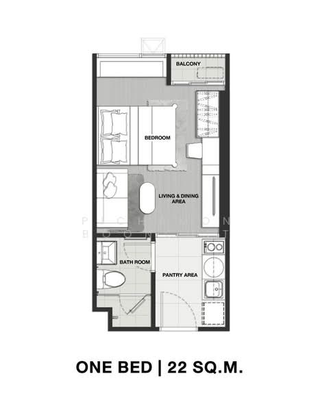 Knightsbridge Prime Onnut, Bangkok, Soi On Nut 1/1 Sukhumvit Road77, Phra Kanong Nua, Watthana, Bangkok, Studio, 23 sqm, Condo For Sale, by Pichamon Boonchit, 500433241 - DDproperty.com