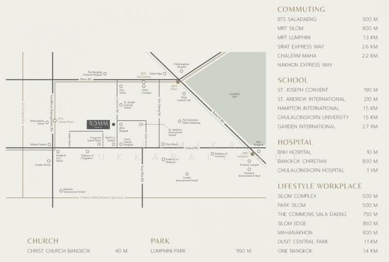 ROMM Convent, Bangkok, 42 Convent Road, Silom, Bang Rak, Bangkok, 1 Bedroom, 60 sqm, Condo For Sale, by Pemika Aukkaraleekul, 500433269 - DDproperty.com