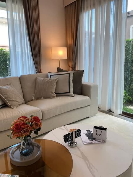 Burasiri Krungthep Kreetha, Bangkok, 95 Soi Pracha Ruam Chai, Hua Mak, Bang Kapi, Bangkok, 4 Bedrooms, 300 sqm, Single Detached House For Sale, by ผึ้ง ภรภัทร, 500434525 - DDproperty.com