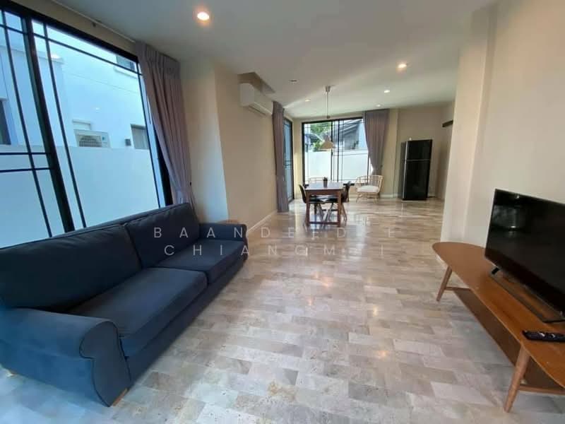 A house for rent near Lanna Hospital, Chiang Mai Rental Price: 25,000THB/month Property ID: No.4H013, Chiang Mai, Pa Tun, Muang Chiang Mai, Chiang Mai, 3 Bedrooms, 150 sqm, Single Detached House For Rent, by Baandeedee Chiangmai, 500435104 - DDproperty.com