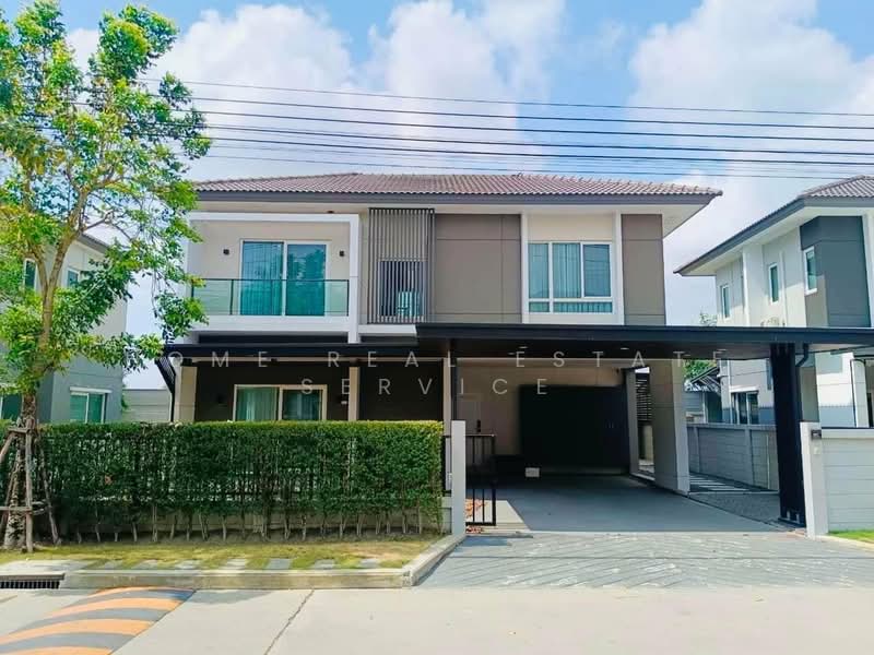 Centro Rama9-Krungthep Kreetha, Bangkok, Khlong Song Ton Nun, Lat Krabang, Bangkok, 4 Bedrooms, 210 sqm, Townhouse For Sale, by HOME Real Estate Service, 500435202 - DDproperty.com