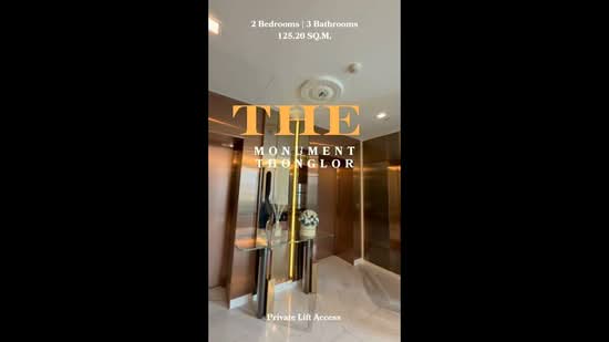 The Monument Thonglor, Bangkok, 998 Thonglor Road, Khlong Tan Nua, Watthana, Bangkok, 2 Bedrooms, 125 sqm, Condo For Rent, by Thanida Richy Estate Co., Ltd., 500435554 - DDproperty.com