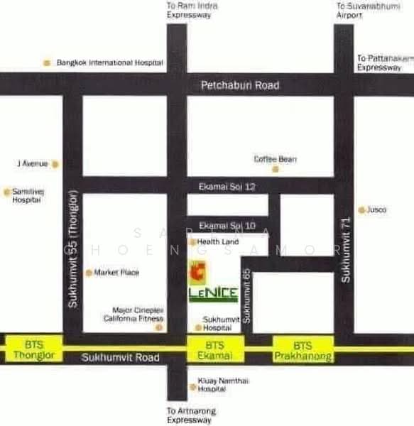 Le Nice Ekamai : เลอนีซ เอกมัย, กรุงเทพ, ถนนสุขุมวิท 63, พระโขนงเหนือ, วัฒนา, กรุงเทพ, 40 ตร.ม., คอนโด ให้เช่า, โดย Sarena Choengsamor, 500435754 - DDproperty.com