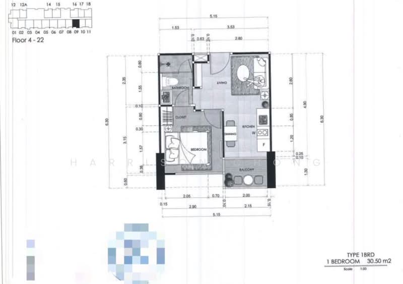 Pattaya Posh, Chon Buri (Pattaya), 88 North Pattaya Road, Pattaya City, Bang Lamung, Bang Lamung (Pattaya), Chon Buri (Pattaya), 1 Bedroom, 27 sqm, Condo For Sale, by Harrison Chong, 500436253 - DDproperty.com