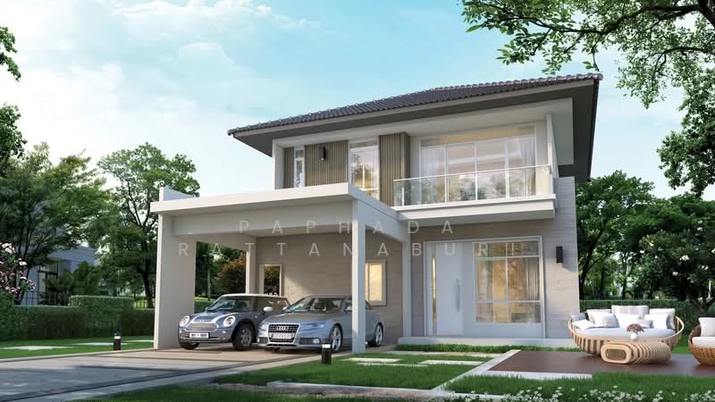 Mantana Motorway-New Krungthepkreetha, Bangkok, Phatthana Chonnabot 4 Road, Khlong Song Ton Nun, Lat Krabang, Bangkok, 3 Bedrooms, 158 sqm, Single Detached House For Sale, by Paphada Rattanaburi, 500437505 - DDproperty.com