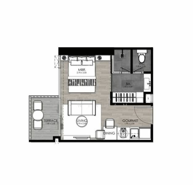 Andromeda Condominium : แอนโดรเมด้า คอนโดมิเนียม, ชลบุรี, ซอยเกษตรสิน 11, หนองปรือ, บางละมุง, ชลบุรี, 29 ตร.ม., คอนโด ขาย, โดย Thitiporn Pawikham, 500437561 - DDproperty.com
