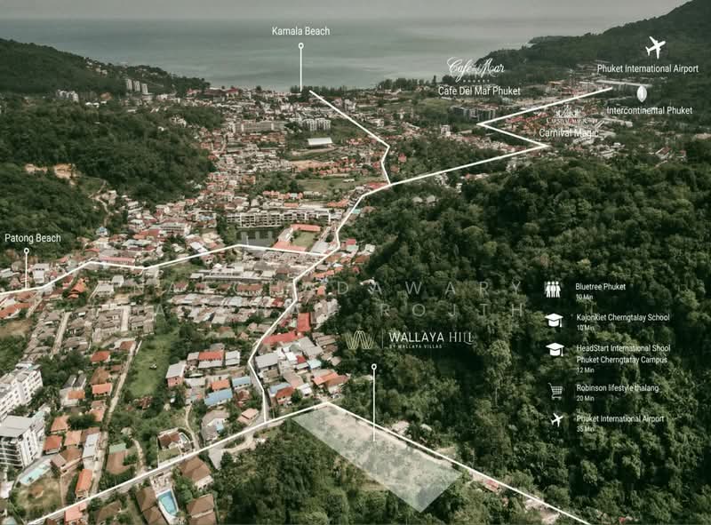 Just 5 minutes from Kamala Beach. Modern 2-story villa offers 4 bedrooms, 5 bathrooms, and a private, Phuket, Kammala, Kathu, Phuket, 4 Bedrooms, 548 sqm, Single Detached House For Sale, by Natchadawaryn (Natcha) Rojthanakrit, 500437982 - DDproperty.com