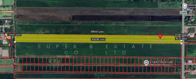 ที่ดิน ปทุมธานี, Pathum Thani, รังสิต นครนายก, Bung Khohai, Lam Luk Ka, Pathum Thani, , 38,780 sqm, Land For Sale, by Super B Estate Co., Ltd, 500438478 - DDproperty.com
