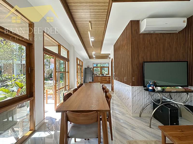 A house for rent near Kad Farang, Chiang Mai Rental Price: 85,000 THB / month Property ID: No.14H861, Chiang Mai, Nong Kaeo, Hang Dong, Chiang Mai, 4 Bedrooms, 200 sqm, Single Detached House For Rent, by Baandeedee Chiangmai, 500438544 - DDproperty.com