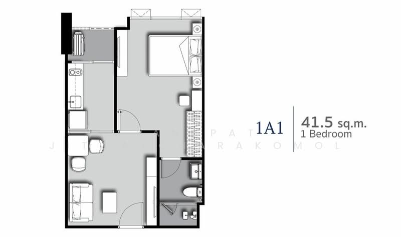 Supalai Premier Si Phraya-Samyan, Bangkok, Si Phraya Road, Si Phraya, Bang Rak, Bangkok, 1 Bedroom, 42 sqm, Condo For Rent, by Tanapat Jitwatcharakomol, 500438736 - DDproperty.com