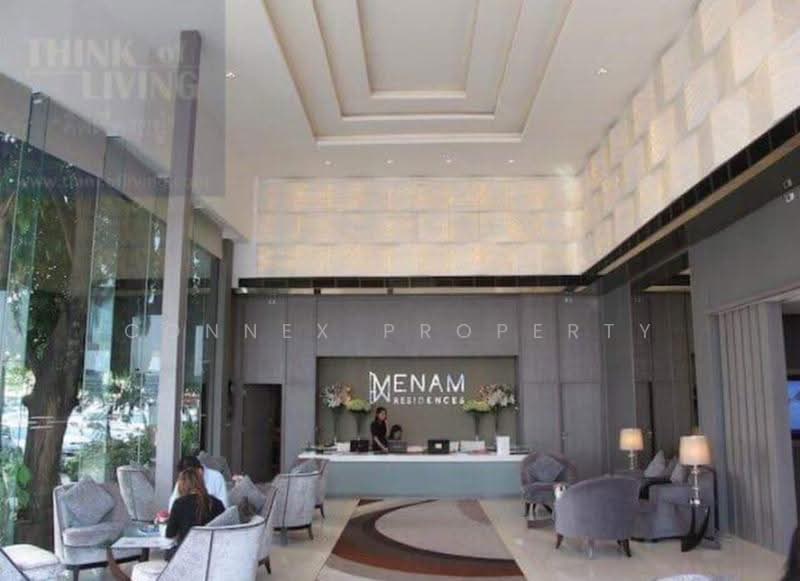 Menam Residences : แม่น้ำ เรสซิเดนท์, กรุงเทพ, 2088 ถนนเจริญกรุง, วัดพระยาไกร, บางคอแหลม, กรุงเทพ, 51 ตร.ม., คอนโด ให้เช่า, โดย Connex Property, 500439045 - DDproperty.com