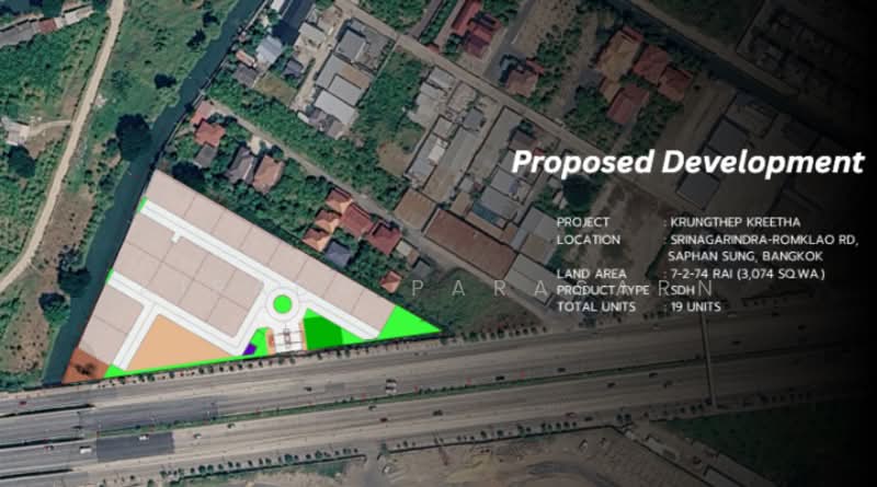 แขวงทับช้าง, Bangkok, Saphan Sung, Bangkok, , 12,296 sqm, Land For Sale, by Airada Parasarn, 500439109 - DDproperty.com