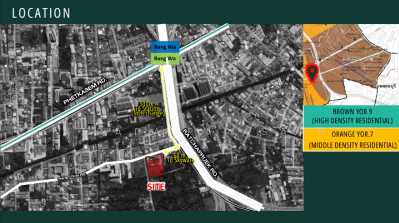 บางหว้า เทอดไท, Bangkok, Bang Wa, Phasi Charoen, Bangkok, , 6,980 sqm, Land For Sale, by Airada Parasarn, 500439178 - DDproperty.com