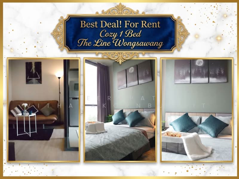The Line Wongsawang, Bangkok, 1333 Bangkok - Nonthaburi Rd., Wong Sawang, Bang Sue, Bangkok, 1 Bedroom, 28 sqm, Condo For Rent, by Teerapat Vithayakornbundit, 500439280 - DDproperty.com