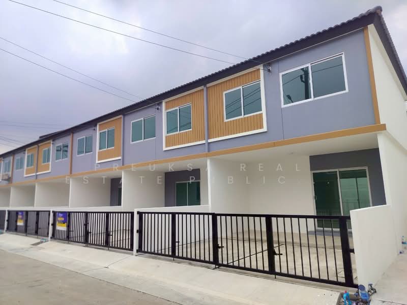 Baan Pruksa 124 Rangsit-Klong 4 : บ้านพฤกษา 124 รังสิต-คลอง 4, ปทุมธานี, ถนนเลียบคลอง 4, คลองสี่, คลองหลวง, ปทุมธานี, 102 ตร.ม., ทาวน์เฮ้าส์ ขาย, โดย PREUKSA REAL ESTATE PUBLIC COMPANY LIMITED, 500439544 - DDproperty.com