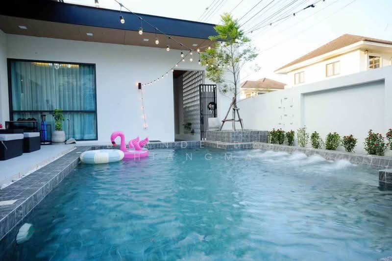 Pool Villa ให้เช่า – ใกล้มีโชคพลาซ่า เพียง 10 นาที ค่าเช่า 75,000 บาท / เดือน รหัสทรัพย์ : No.5P009, เชียงใหม่, สันทรายน้อย, สันทราย, เชียงใหม่, 150 ตร.ม., บ้านเดี่ยว ให้เช่า, โดย Baandeedee Chiangmai, 500439722 - DDproperty.com