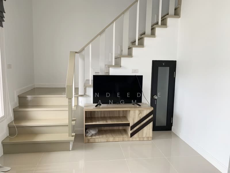 Townhome for rent near CentralPlaza Chiang Mai Airport, Rental Price: 20,000 THB / month No.1H218, Chiang Mai, Chang Klan, Muang Chiang Mai, Chiang Mai, 3 Bedrooms, 110 sqm, Townhouse For Rent, by Baandeedee Chiangmai, 500440584 - DDproperty.com