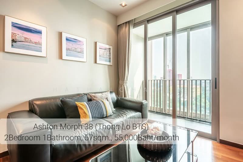 ASHTON Morph 38, Bangkok, 88 Soi Sukhumvit 38, Phra Kanong, Khlong Toei, Bangkok, 2 Bedrooms, 57 sqm, Condo For Rent, by Hathaichanok Saenset, 500440585 - DDproperty.com
