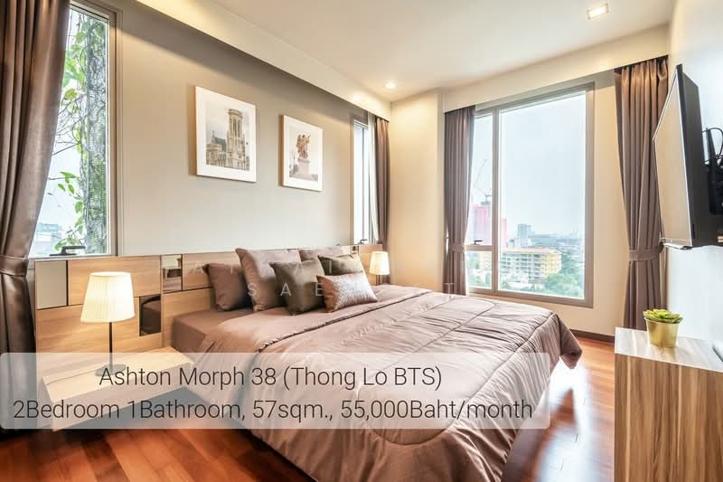 ASHTON Morph 38, Bangkok, 88 Soi Sukhumvit 38, Phra Kanong, Khlong Toei, Bangkok, 2 Bedrooms, 57 sqm, Condo For Rent, by Hathaichanok Saenset, 500440585 - DDproperty.com