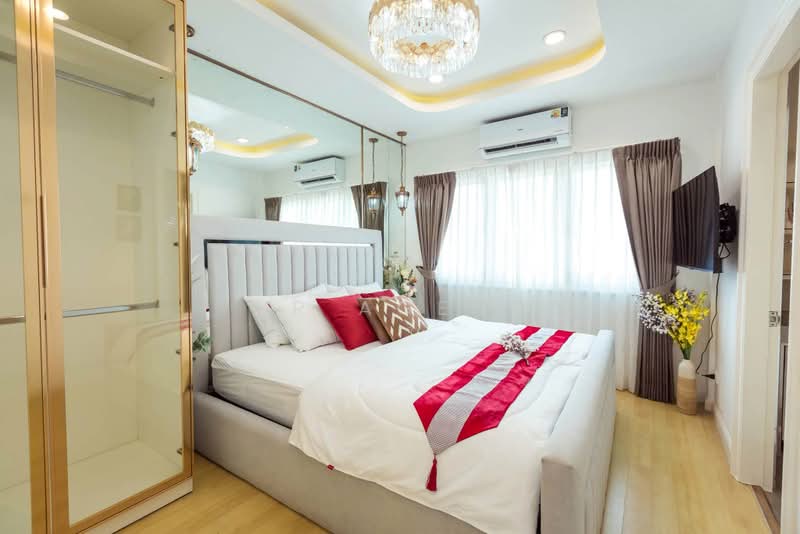 Crystal Ville, Bangkok, Pradit Manutham, Lat Phrao, Bangkok, 4 Bedrooms, 240 sqm, Townhouse For Rent, by NR agent, 500441202 - DDproperty.com