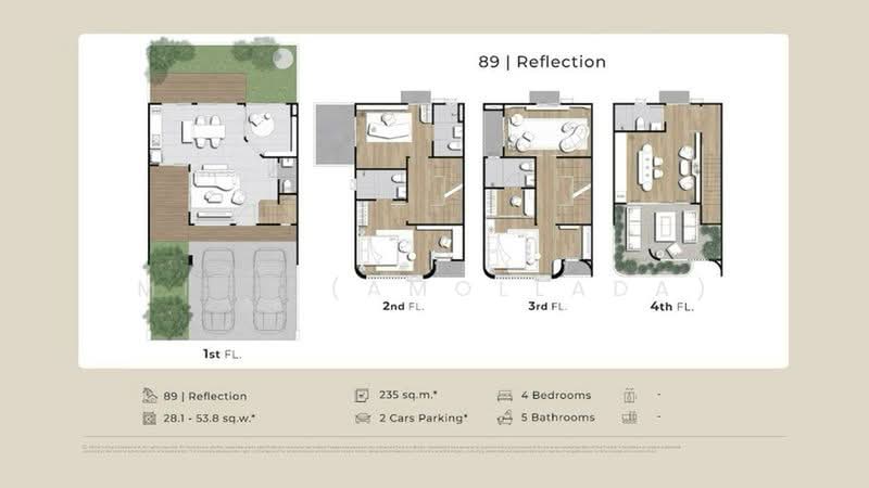89 Residence Ratchada-Rama 9, Bangkok, Huai Khwang, Bangkok, 4 Bedrooms, 250 sqm, Single Detached House For Rent, by Mind (Amollada), 500441235 - DDproperty.com