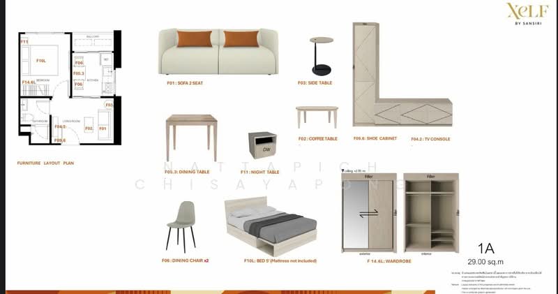 XELF by Sansiri, Bangkok, Khong Tan, Khlong Toei, Bangkok, 1 Bedroom, 30 sqm, Condo Option To Buy, by Nattapich Chisayapong, 500441515 - DDproperty.com