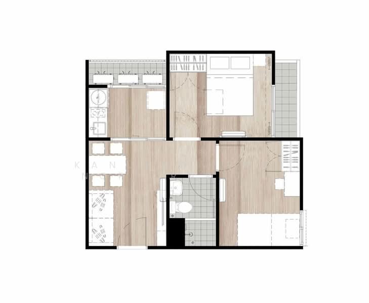 Notting Hill สุขุมวิท 105, กรุงเทพ, 105 Sukhumvit, บางนา, กรุงเทพ, 43 ตร.ม., คอนโด ขาย, โดย Kanueng (Pro) Noppornpitak, 500441975 - DDproperty.com