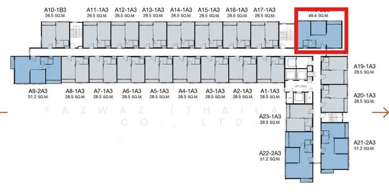 The Key MRT Phetkasem 48 : เดอะ คีย์ MRT เพชรเกษม 48, กรุงเทพ, 222 ถนนเพชรเกษม, บางหว้า, ภาษีเจริญ, กรุงเทพ, 49 ตร.ม., คอนโด ขาย, โดย Fazwaz (Thailand) Co., Ltd., 500442046 - DDproperty.com