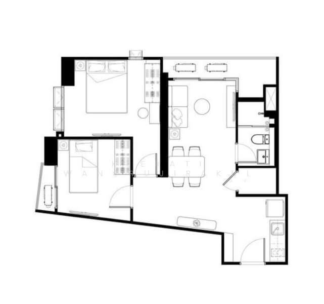 Supalai Parc Ekkamai-Pattanakarn, Bangkok, Suan Luang, Bangkok, 2 Bedrooms, 56 sqm, Condo For Sale, by Keerati Wangrujirakul, 500442527 - DDproperty.com