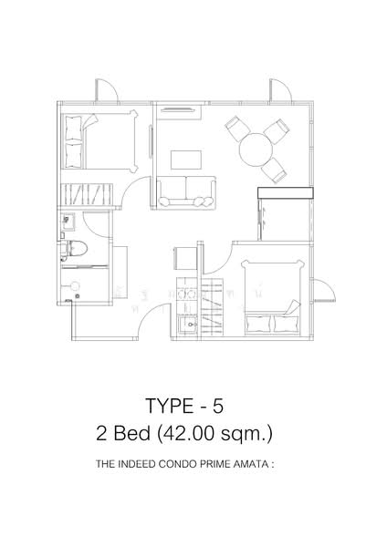 The Indeed Condo Amata : ดิ อินดี๊ด คอนโด อมตะ, ชลบุรี, ถนน วิบูลย์ธรรมรักษ์, หนองไม้แดง, เมืองชลบุรี, ชลบุรี, 42 ตร.ม., คอนโด ขาย, โดย ฉัฐมณฑน์ หาบสา, 500443419 - DDproperty.com