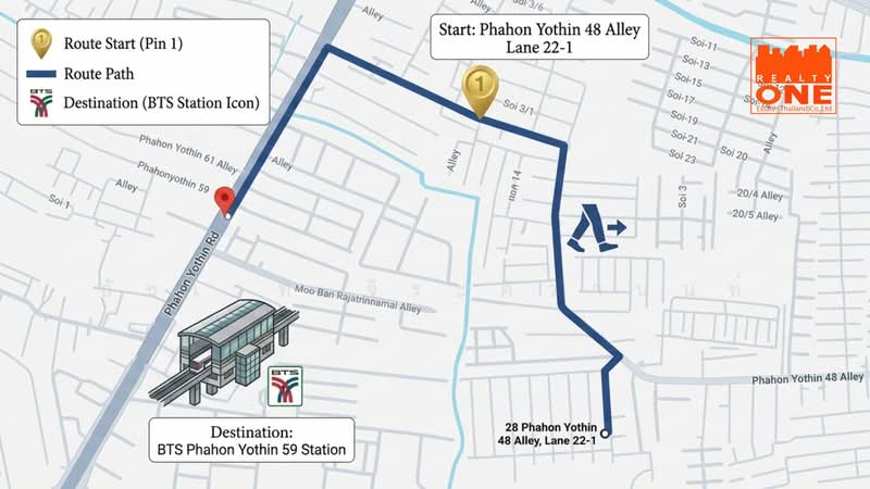บ้านพหลโยธิน 48 แยก 22-1, กรุงเทพ, พหลโยธิน 48, อนุสาวรีย์, บางเขน, กรุงเทพ, 270 ตร.ม., บ้านเดี่ยว ขาย, โดย ธัชเวท จิระติวานนท์, 500444493 - DDproperty.com