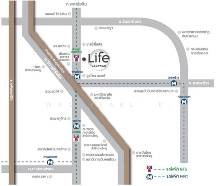 Life Ladprao, Bangkok, 992 Ladprao Road, Jom Phon, Chatuchak, Bangkok, 1 Bedroom, 35 sqm, Condo For Sale, by Wachirarut K., 500444529 - DDproperty.com