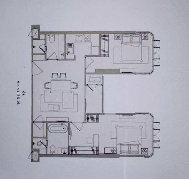 The Reserve Sukhumvit 61, Bangkok, 78 Soi Sukhumvit 61, Khlong Tan Nua, Watthana, Bangkok, 2 Bedrooms, 70 sqm, Condo For Sale, by Suchada Yodyiem, 500445949 - DDproperty.com
